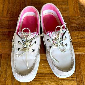 Sperry Top-sider Bluefish beige boat shoes